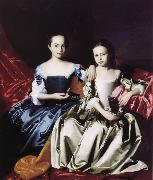 John Singleton Copley Mary and Elizabeth Royall oil on canvas